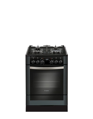 Газоэлектрическая плита ПГЭ Gefest 6502-03 0244 (с эл.розж./эл.дух./черная/с газ.контр.гор.)