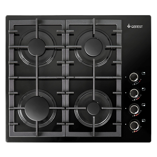 Газовая поверхность Gefest СВН 2230 С3 (с эл.розж./черная/с газ.контр.)